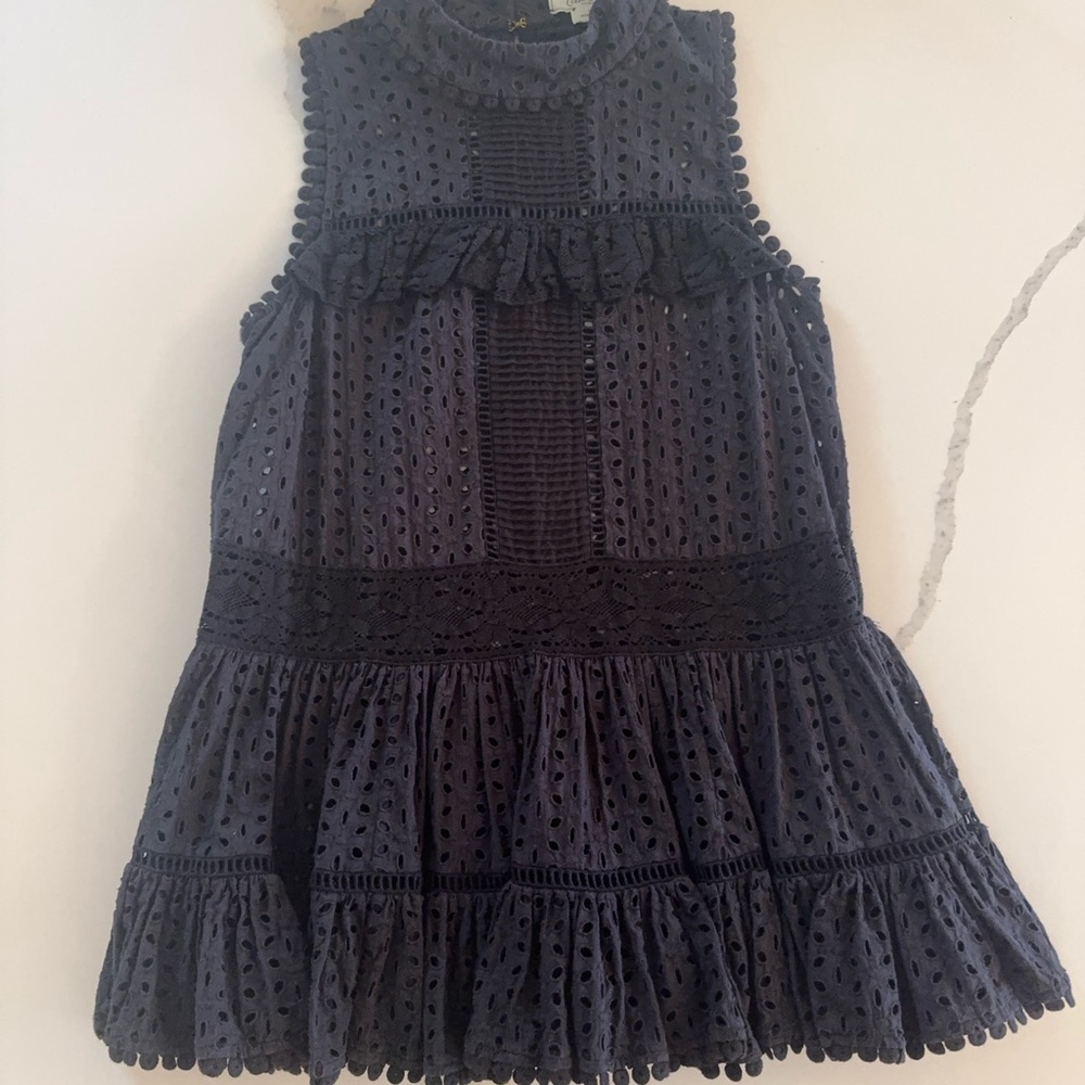 Kate Spade Black Sleeveless Tunic Top